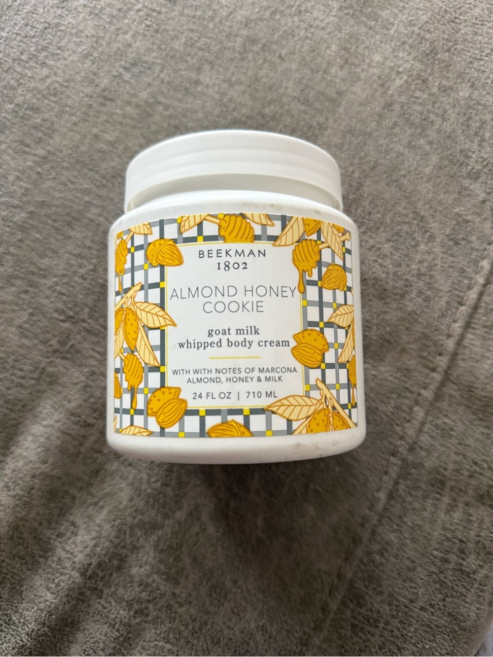 Beekman 1802 Almond Honey Cookie Whipped Body Cream - 24oz